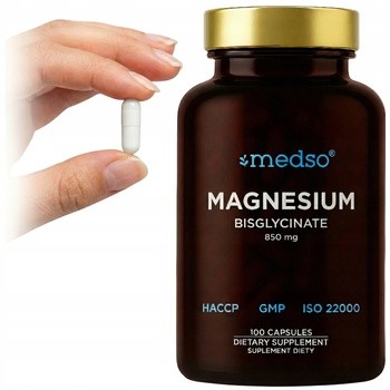 Medso Magnesium Bisglycinate (diglicynian magnezu), kapsułki twarde, 100 szt.