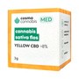 Cosma Cannabis MED, Cannabis Sativa Flos, ziele konopii włóknistej, Yellow CBD 8%, 3 g