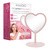 InnoGIO, Lusterko kosmetyczne różowe serce GIOperfect GIO-758HEART, 1 szt.