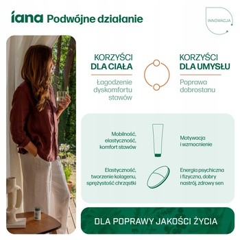 Iana Stawy Elastyczność + Energia, tabletki, 60 szt.