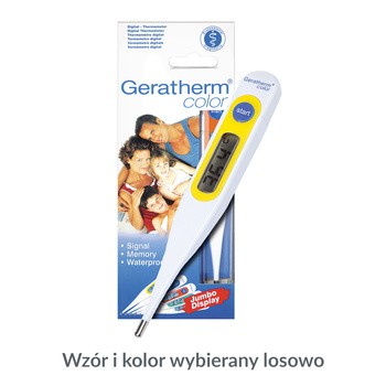 Termometr cyfrowy, Geratherm color, 1 szt.