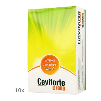 Ceviforte C 1000, kapsułki, 10 opakowań po 150 kapsułek