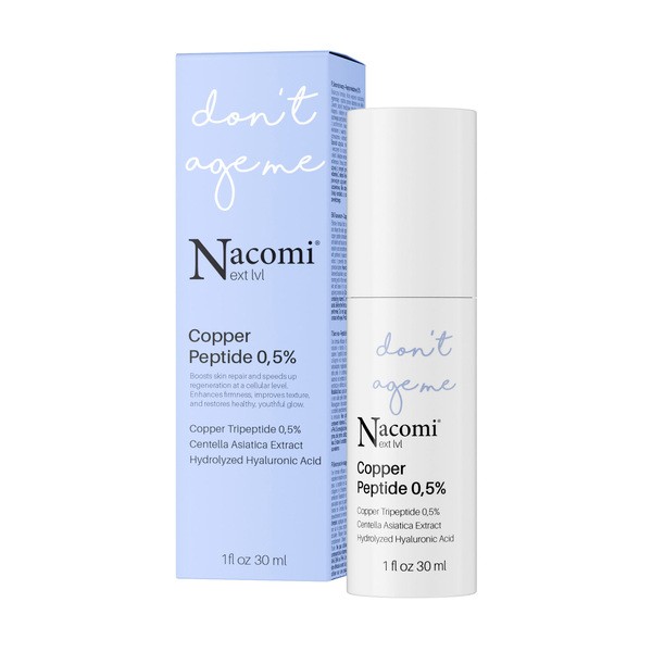 Nacomi Nacomi Next LVL, serum do twarzy z peptydem miedziowym 0,5%, 30 ml — Inhaltsstoffe i ocena