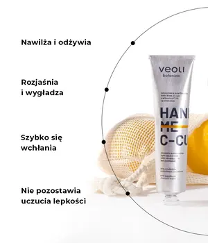 Veoli Botanica Hand Me-C-Cure, lekki krem nawilżający do rąk, 75ml