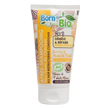 Born To Bio, odżywka do włosów 2w1, regenerująca i ułatwiająca rozczesywanie, 150 ml