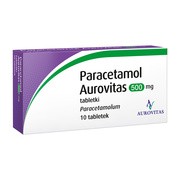 alt Paracetamol  Aurovitas, 500 mg, tabletki, 10 szt.