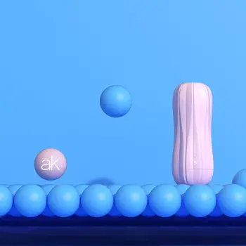 After Kiss Flying Flower Series, ręczny masturbator, gentle, 1 szt.