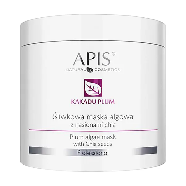 Śliwkowa maska algowa z nasionami chia 200g [Apis] - Apis