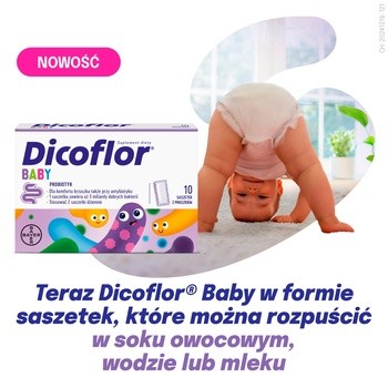 Dicoflor Baby, saszetki z proszkiem, 10 szt.