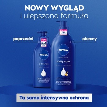 Nivea, mleczko do ciała odżywcze, z pompką 625 ml