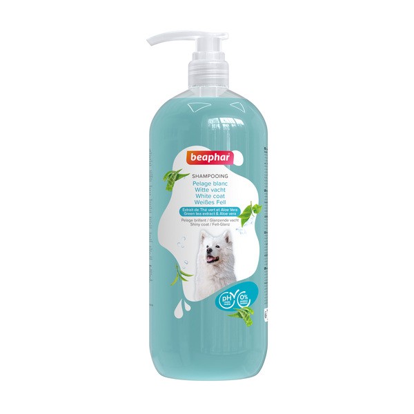 Beaphar Beaphar Shampoo White Dog, szampon do białej sierści psów, 1 L