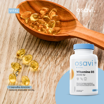 Osavi, Witamina D3 2000 IU, kapsułki, 60 szt.