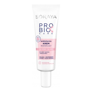 Soraya Probio Care, prebiotyczny krem regenerujący do cery suchej i wrażliwej, 50 ml