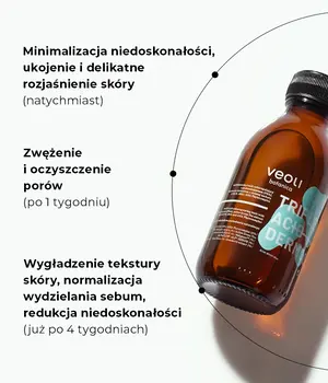 Veoli Botanica Triple Acid Dermosolution, tonik multikwasowy, 150 ml