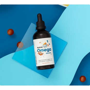 HealthLabs, MyKids Omega DHA+EPA, krople, smak truskawkowy, 100 ml