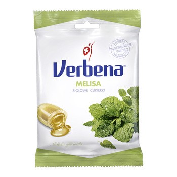 Verbena, cukierki ziołowe z melisą, 60 g