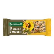 Bakalland Ba!, 5 ziaren z miodem, baton zbożowy, 40 g https://azcdn.doz.pl/image/d/product/230395c4-scale-180x180.png