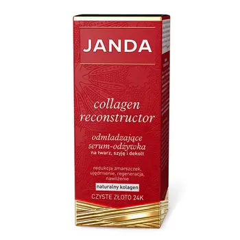 Janda Collagen Reconstructor, odmładzające serum-odżywka na twarz, szyję i dekolt, 50 ml