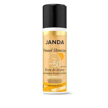 Janda Parasol Słoneczny SPF 50, nawilżająco-kojący krem do twarzy, 50 ml