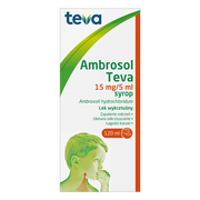 Ambrosol (15 mg/5 ml), syrop, 120 ml (Teva)