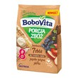 BoboVita Porcja Zbóż kaszka bezmleczna-7zbóż, jagoda, jeżyna, jabłko, 8 m+, 170 g