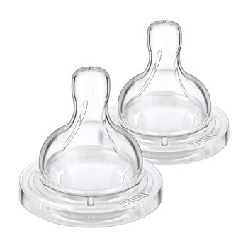 Avent Classic+, smoczek antykolkowy na butelkę, do gęstego pokarmu, 6 m+, 2 szt.