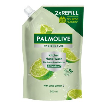 Palmolive Hygiene Plus Kitchen, mydło w płynie do rąk, uzupełnienie, 500 ml