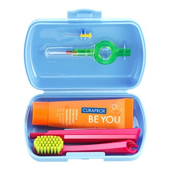 Curaprox Travel Set Blue, zestaw podróżny, 1 szt