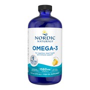 Nordic Naturals, Omega-3 1560 mg, smak cytrynowy, płyn, 473 ml        