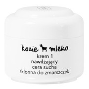 Ziaja Kozie Mleko, krem 1 nawilżający, cera sucha, skłonna do zmarszczek, 50 ml