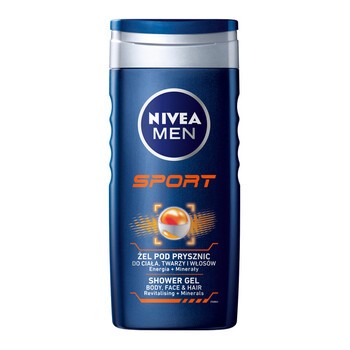 Nivea Men Sport, żel pod prysznic, 250 ml