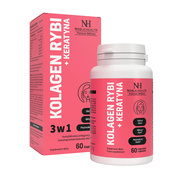 Noble Health Kolagen rybi + keratyna, kapsułki, 60 szt.