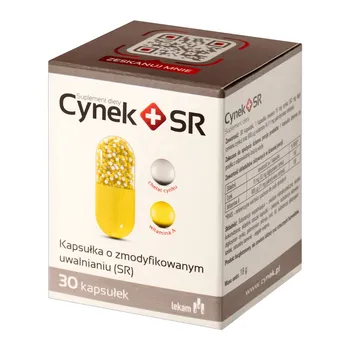 Cynek + SR, kapsułki twarde, 30 szt.