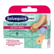 alt Salvequick Med Wart Plaster, plastry na kurzajki na stopach, 20 szt.