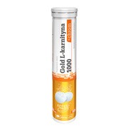 alt Olimp Gold L-Karnityna + chrom, tabletki musujące, smak pomarańczowy, 20 szt.