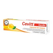 alt Cevitt Gardło, tabletki do ssania, cytryna, 20 szt.
