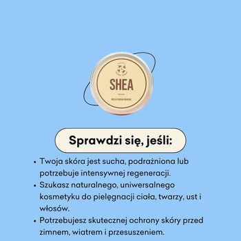 Mydlarnia 4 Szpaki, Shea, nierafinowane masło do ciała, 150 ml