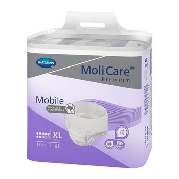 MoliCare Premium Mobile, majtki chłonne, 8 kropli, rozmiar XL, 14 szt.
