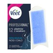 Veet Easy-Gel, plastry do depilacji z woskiem dla skóry wrażliwej, 12 szt.