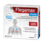 Flegamax Forte, 2700 mg/saszetkę, granulat do sporządzania roztworu doustnego, 6 saszetek