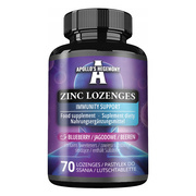 Apollo's Hegemony Zinc Lozenges, pastylki do ssania, smak jagodowy, 70 szt.