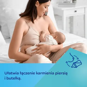 Canpol Babies EasyStart Gold, butelka antykolkowa, niebieska, 120 ml, 1 szt.