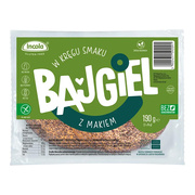 Incola, bezglutenowe bajgle z makiem, 2 x 95 g