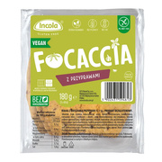 Incola, bezglutenowa bułka Focaccia z przyprawami, 3 x 60 g
