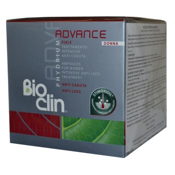 Bioclin Phydrium Advance, kuracja przeciw wypadaniu włosów, dla kobiet, 15 ampułek
