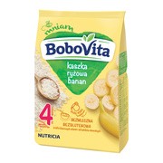 BoboVita, kaszka ryżowa z bananami, 4 m+, 180 g