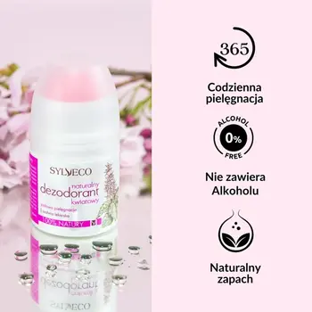 Sylveco, naturalny dezodorant, kwiatowy, 50 ml