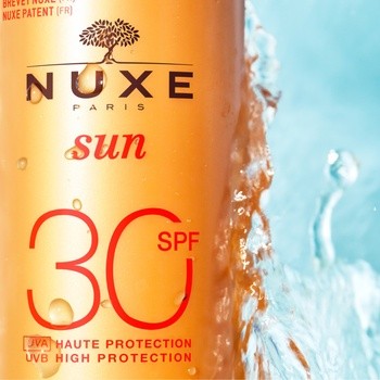 Nuxe Sun, mleczko do opalania twarzy i ciała SPF 30, spray, 150 ml