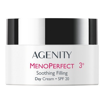 Agenity MenoPerfect 3°, łagodzący krem wypełniający na dzień SPF 20, 50 ml