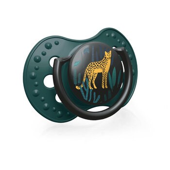 Canpol Lovi, smoczek uspokajający silikonowy, dynamiczny, Jungle, boy, 3-6m, 2 szt.